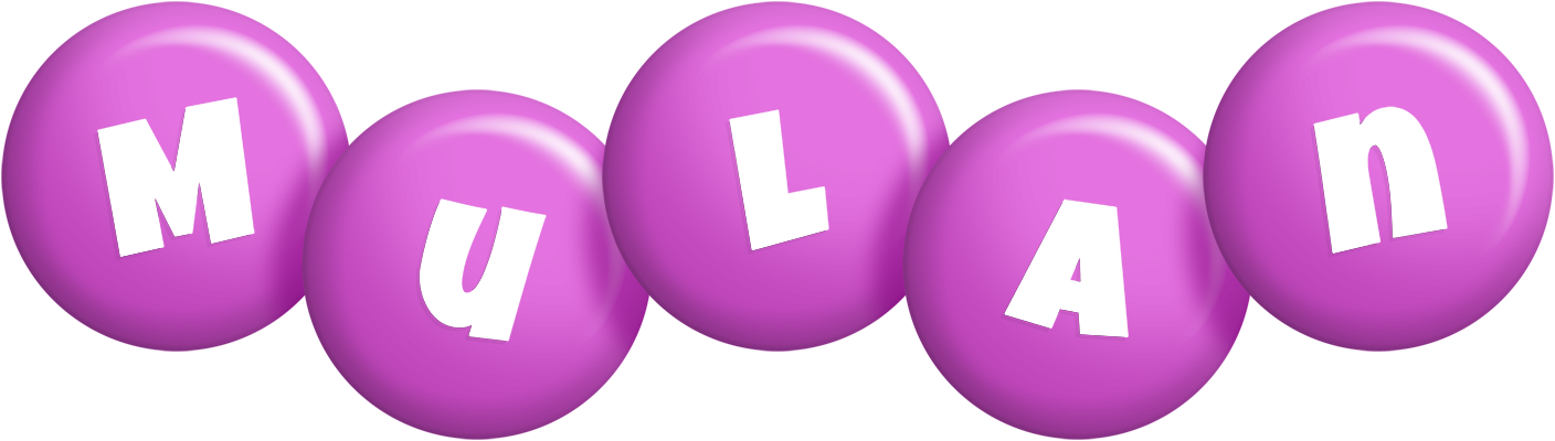 Mulan candy-purple logo