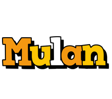 Mulan cartoon logo