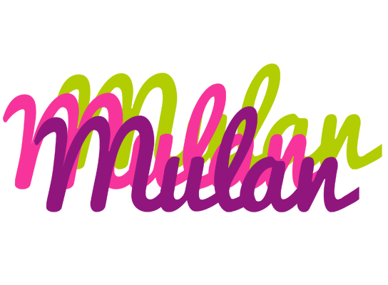 Mulan flowers logo