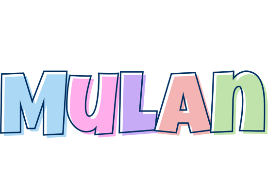 Mulan pastel logo