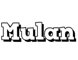 Mulan snowing logo