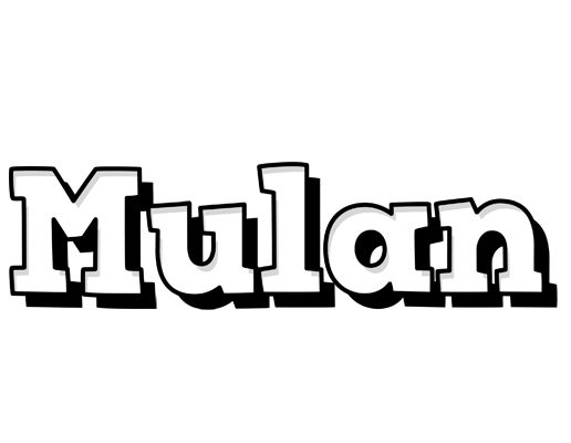 Mulan snowing logo