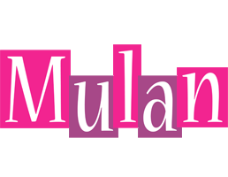 Mulan whine logo