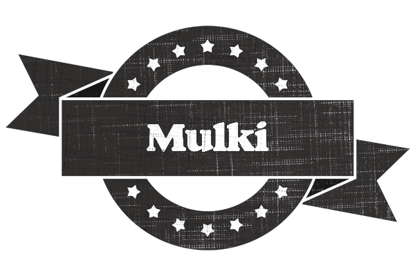 Mulki grunge logo