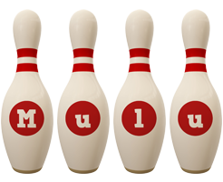 Mulu bowling-pin logo