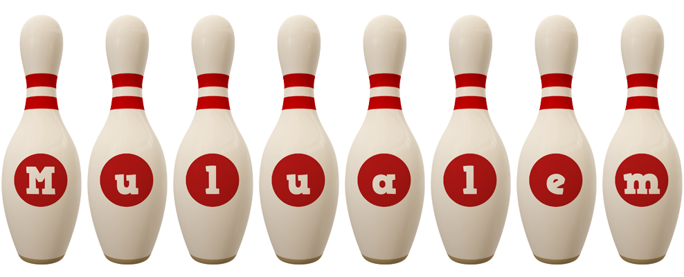 Mulualem bowling-pin logo