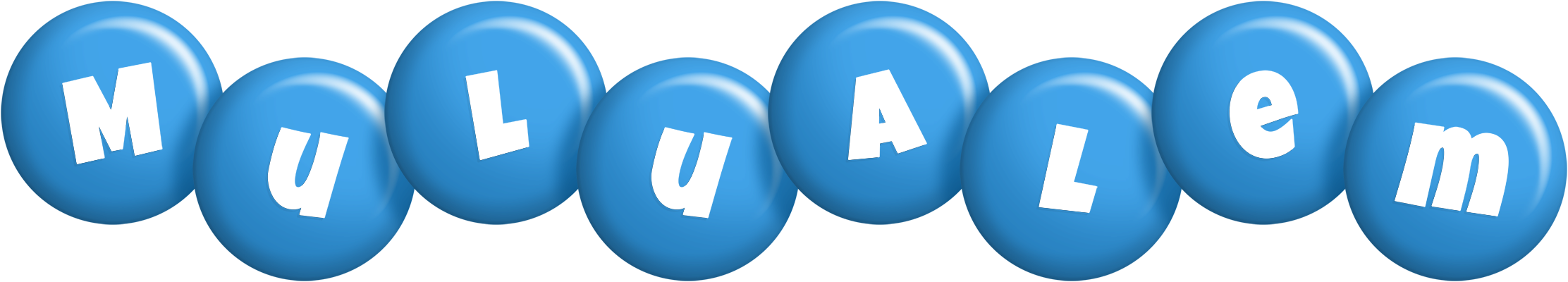 Mulualem candy-blue logo