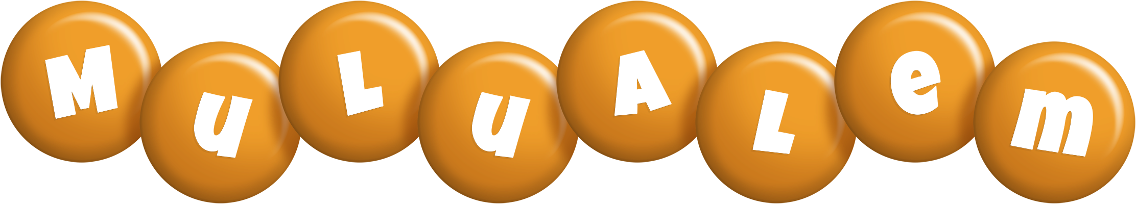Mulualem candy-orange logo