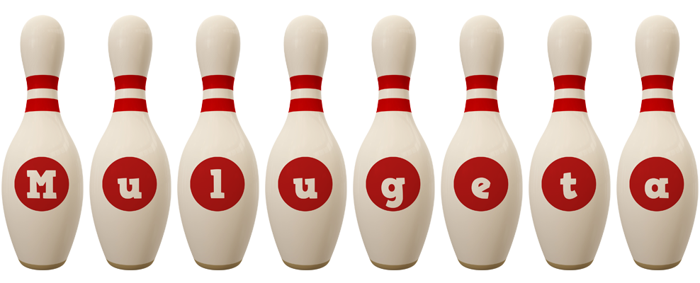 Mulugeta bowling-pin logo