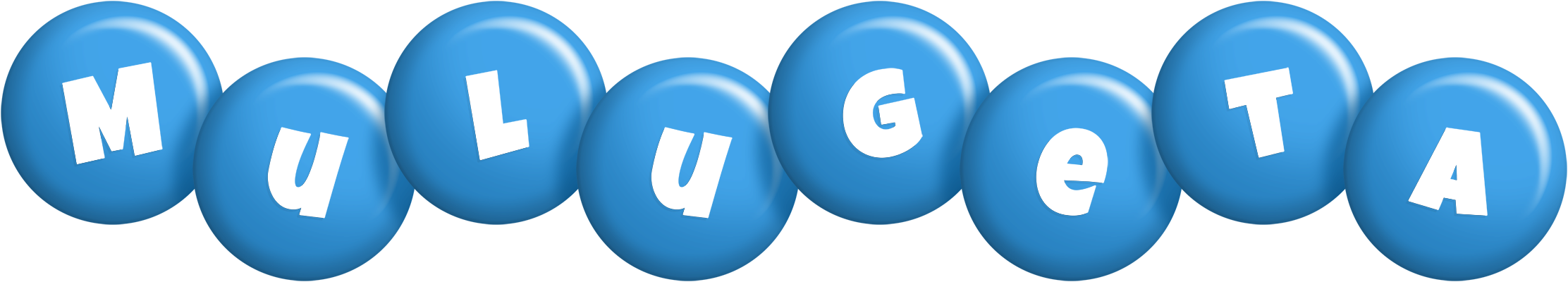 Mulugeta candy-blue logo