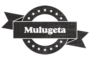 Mulugeta grunge logo