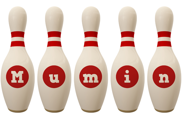 Mumin bowling-pin logo