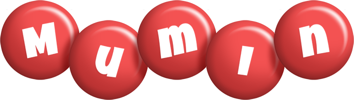 Mumin candy-red logo
