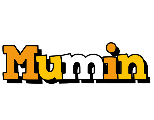 Mumin cartoon logo