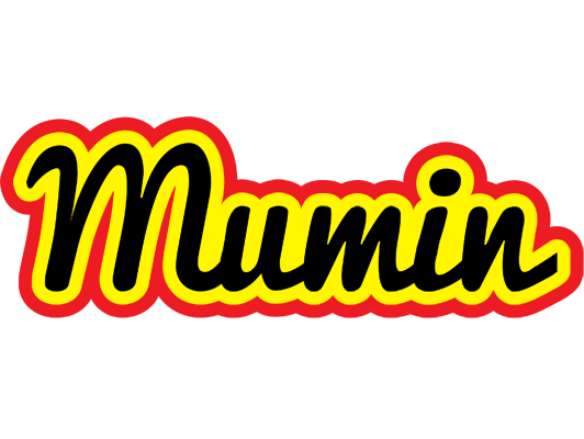 Mumin flaming logo