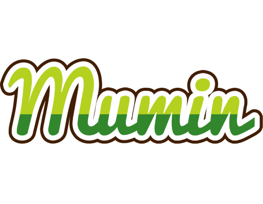 Mumin golfing logo