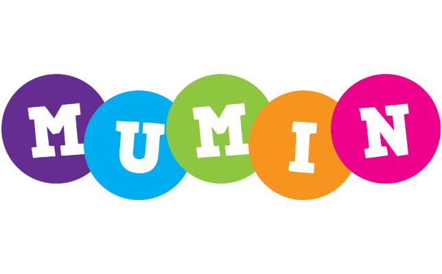 Mumin happy logo
