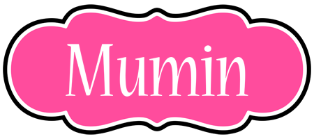 Mumin invitation logo