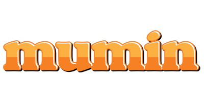 Mumin orange logo