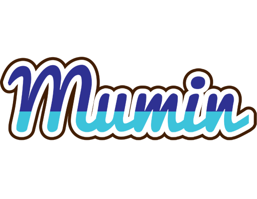 Mumin raining logo