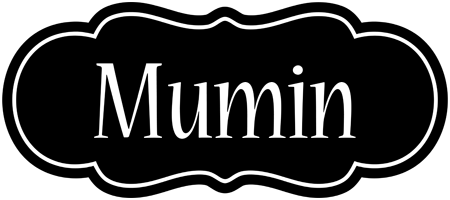 Mumin welcome logo