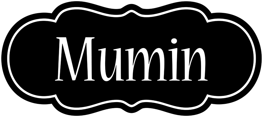 Mumin welcome logo