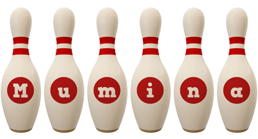 Mumina bowling-pin logo