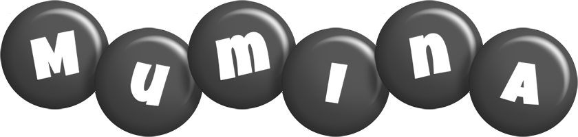 Mumina candy-black logo