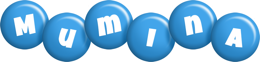Mumina candy-blue logo