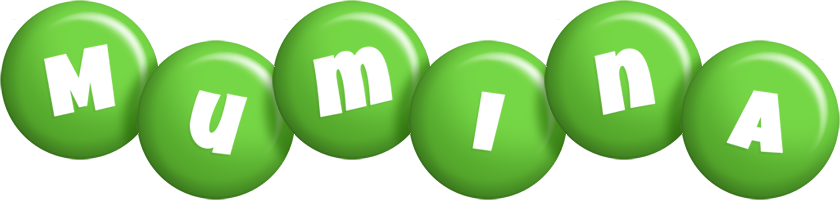 Mumina candy-green logo