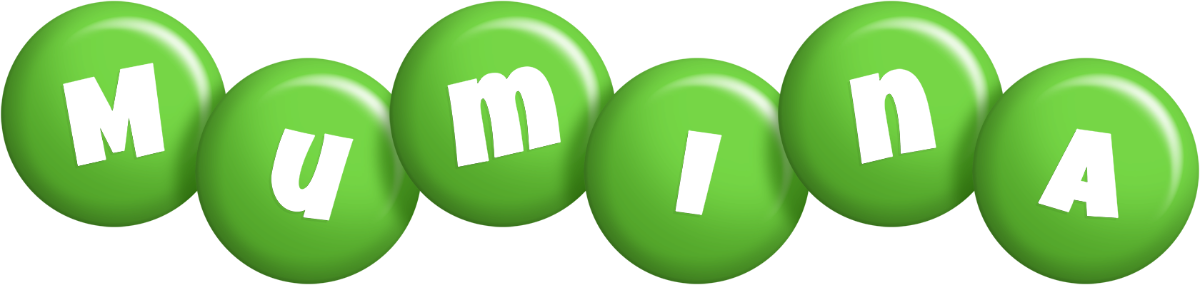 Mumina candy-green logo