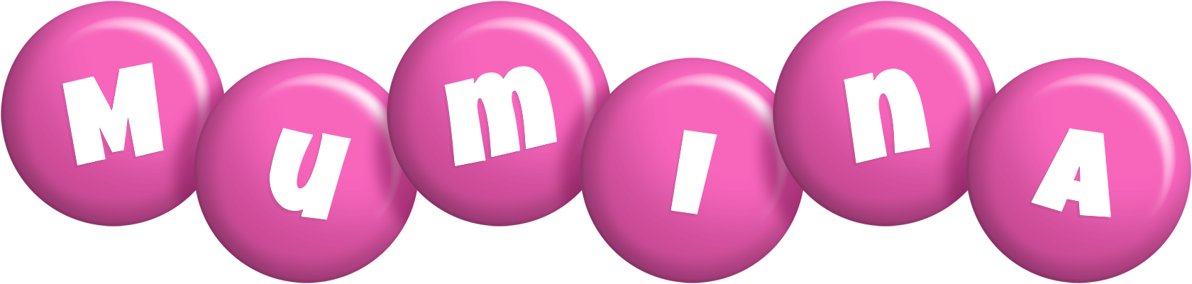 Mumina candy-pink logo