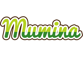 Mumina golfing logo
