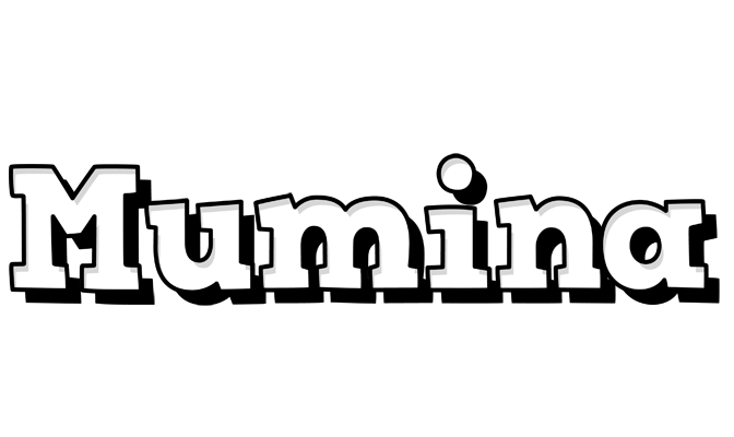 Mumina snowing logo