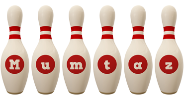 Mumtaz bowling-pin logo