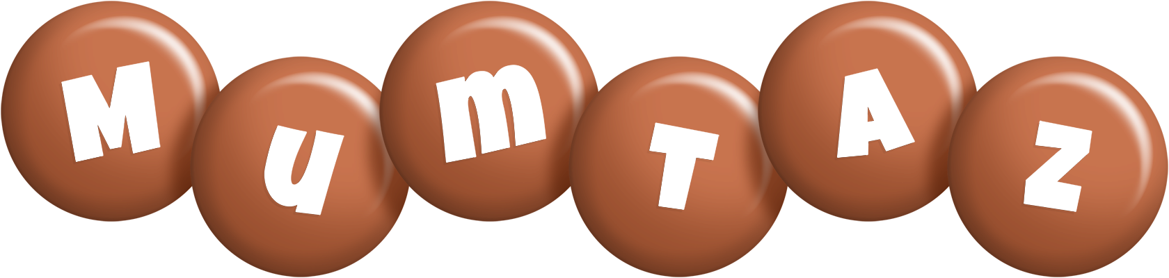 Mumtaz candy-brown logo