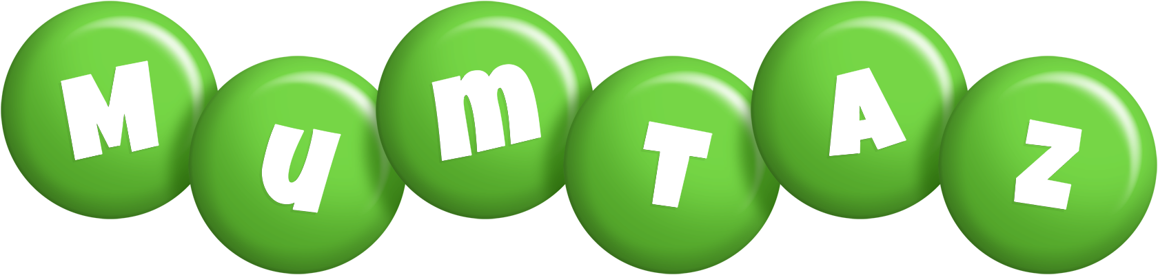 Mumtaz candy-green logo