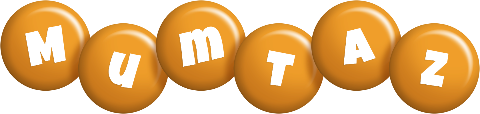 Mumtaz candy-orange logo