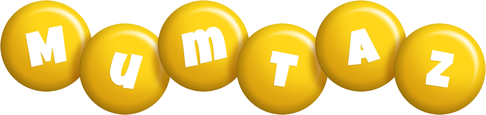 Mumtaz candy-yellow logo