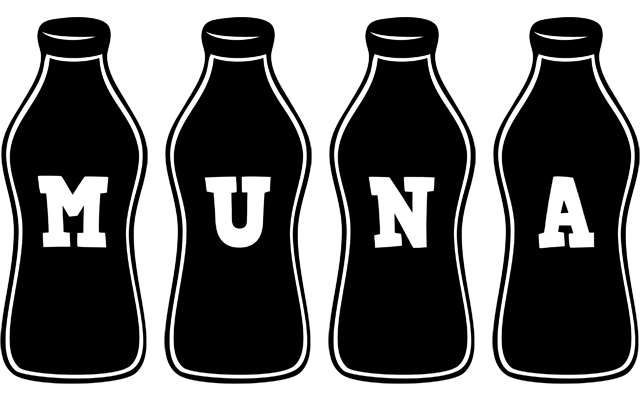 Muna bottle logo