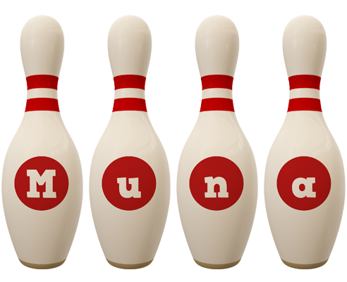 Muna bowling-pin logo