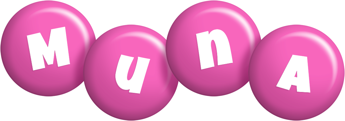 Muna candy-pink logo