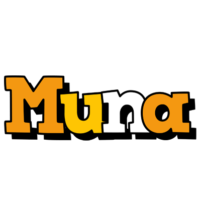 Muna cartoon logo