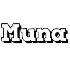 Muna snowing logo