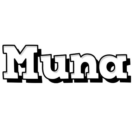Muna snowing logo