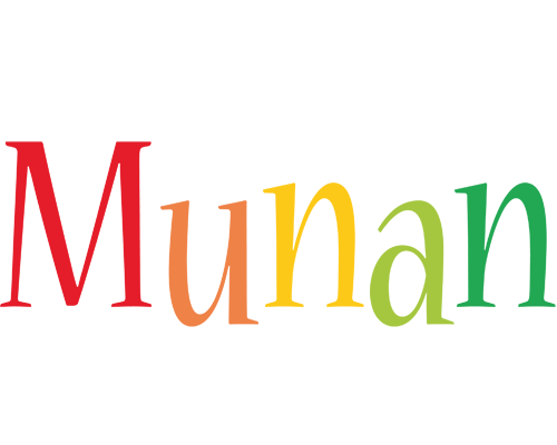 Munan birthday logo