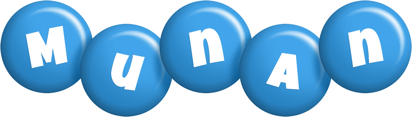Munan candy-blue logo