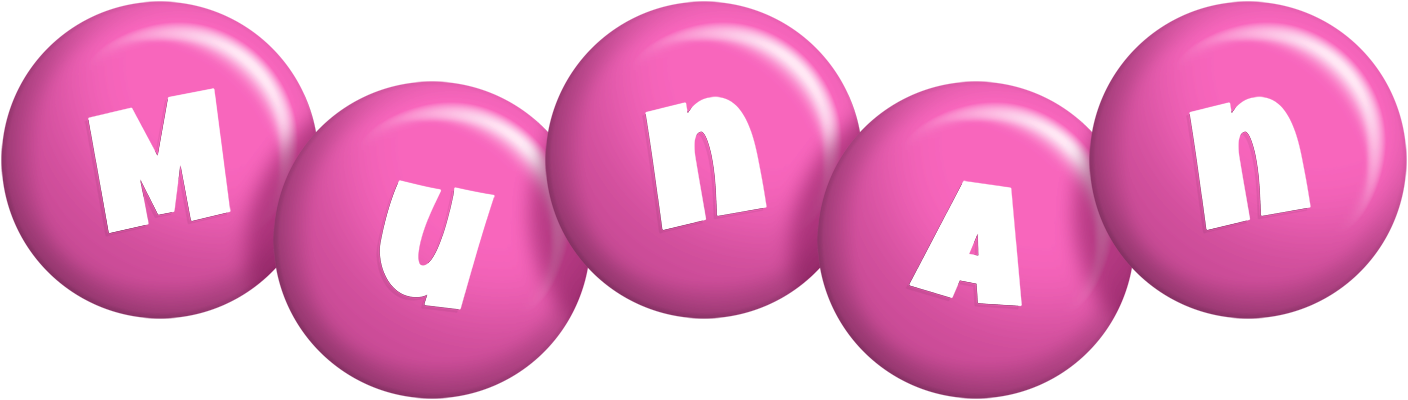 Munan candy-pink logo