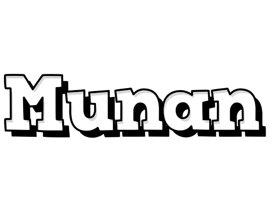 Munan snowing logo