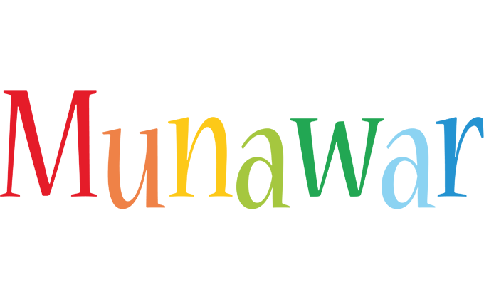 Munawar birthday logo